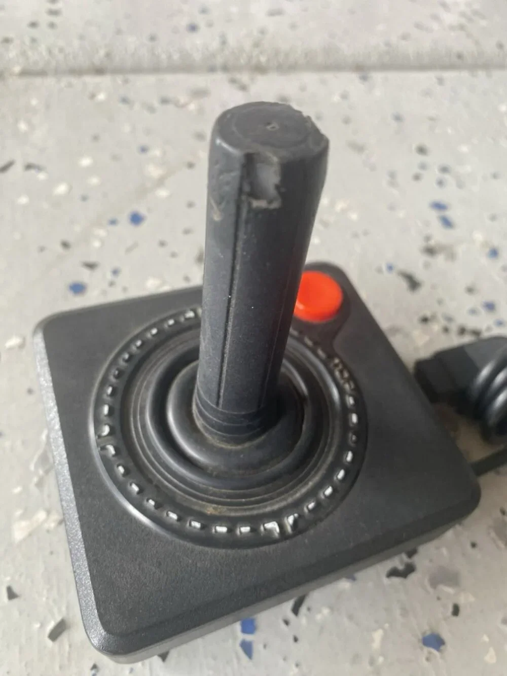 Atari Controller Video Game Joystick Set Of (2) EJS-019 1 Good, 1 Fair Condition